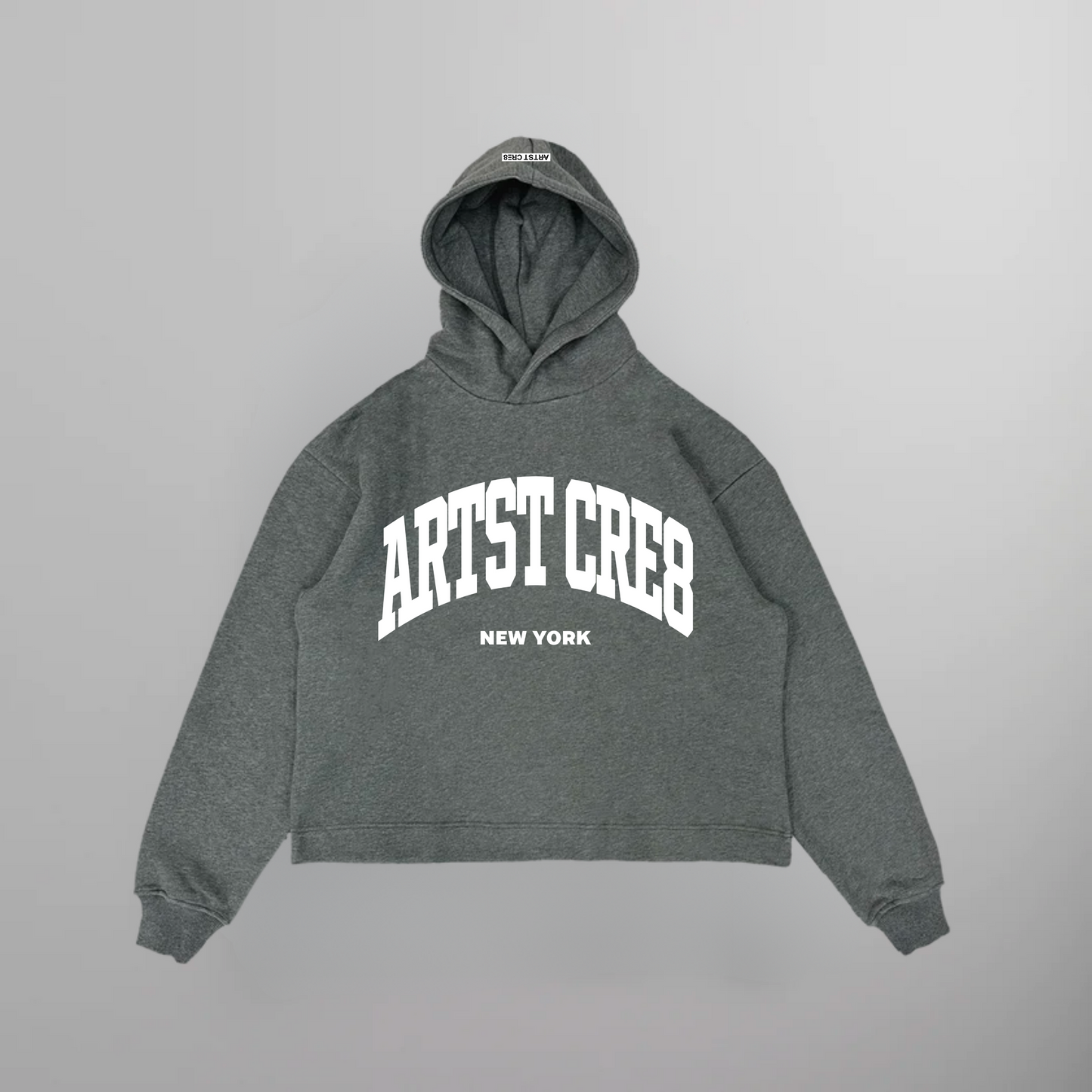 ARTST CRE8 Charcoal Heather Grey Hoodie