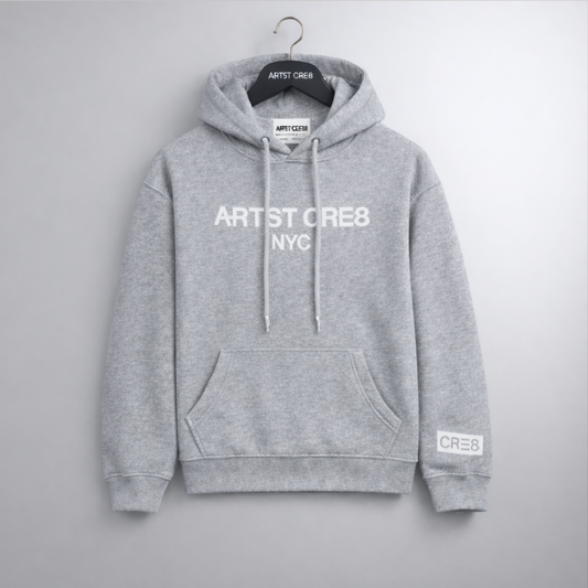 ARTST CRE8 Grey Classic Hoodie
