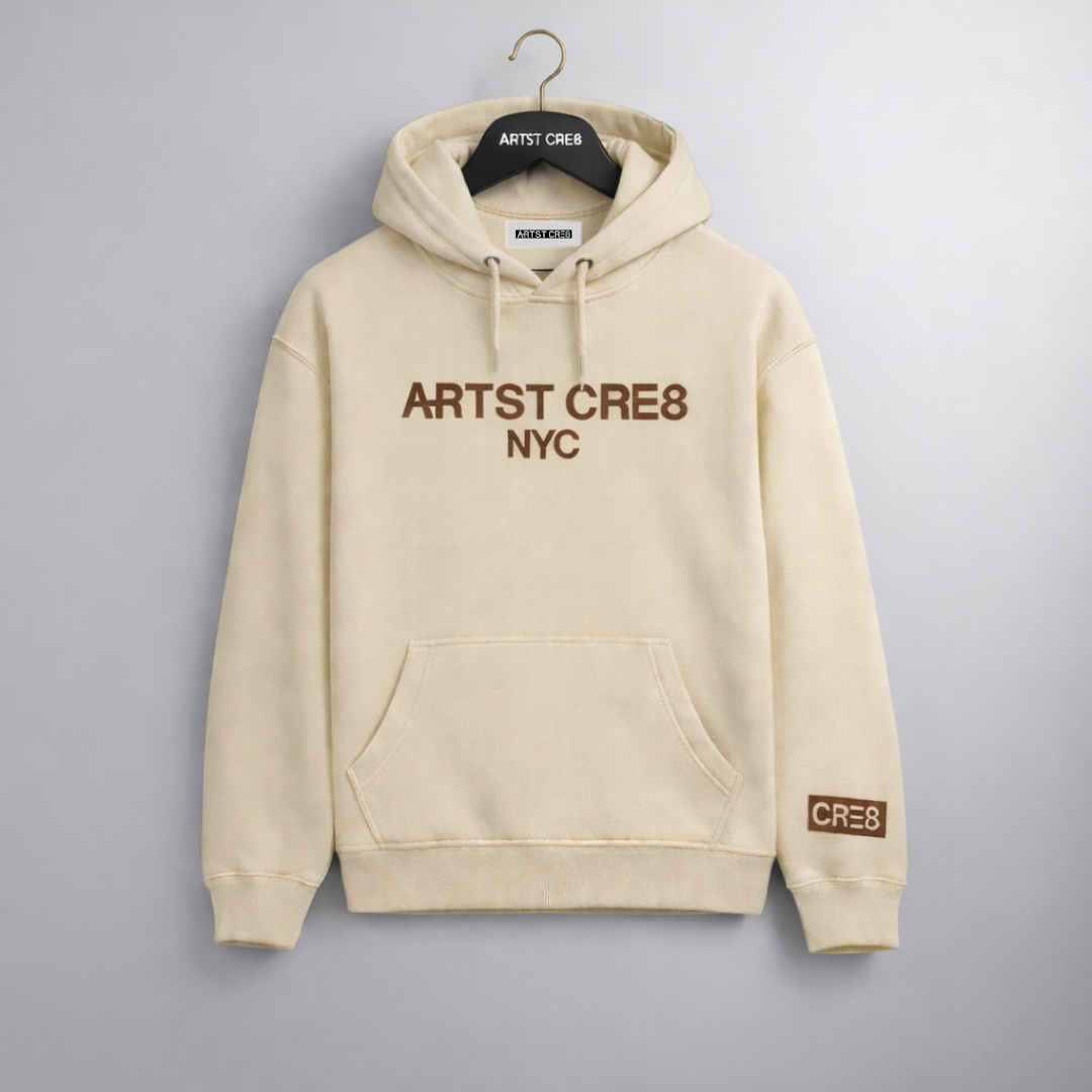 ARTST CRE8 Cream Classic Hoodie
